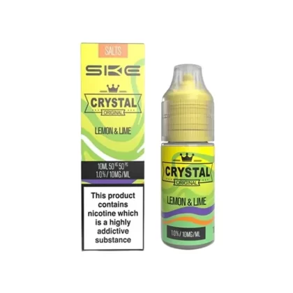 SKE Crystal Salts Lemon & Lime E Liquid 10ml - Nicotine Strength#20mg>10mg (5C6268)