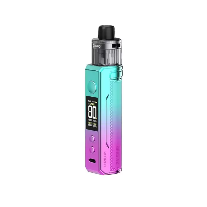 VOOPOO DRAG X2 Pod Kit - Zinc Alloy + Leather; 18650*1 (Not included); Vape Product