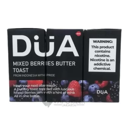 DUA MIX BERRIES BUTTER TOAST - 3 mg / 6 mg / 60 ml
