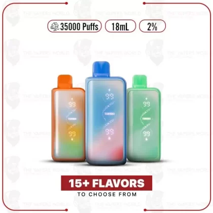 MT35000 Turbo 35K Puffs 2% Nicotine Disposable Vape - Thevapersworld