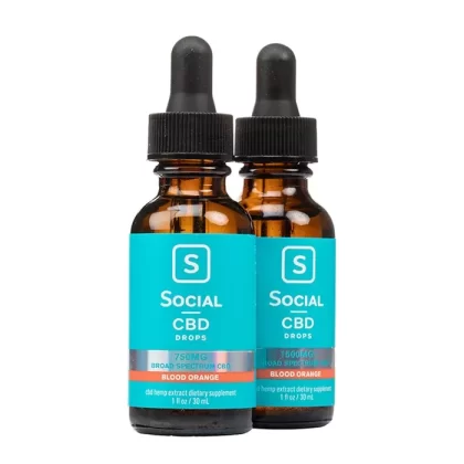 Social CBD – Blood Orange Broad Spectrum Drops