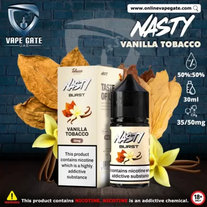 Vanilla Tobacco - Nasty Burst 30ml - 50 mg