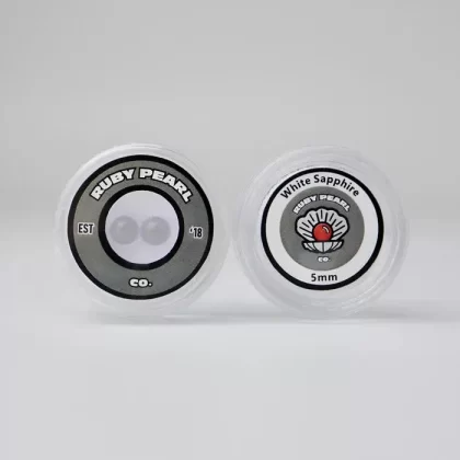 Ruby Pearl Co – Clear Sapphire Pearls 2pk : 5mm - Ejuicewarehouse