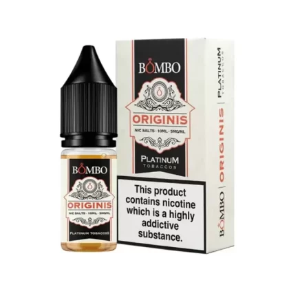 Bombo Platinum Tobacco Originis Nic Salt - 10 Pack - 20mg