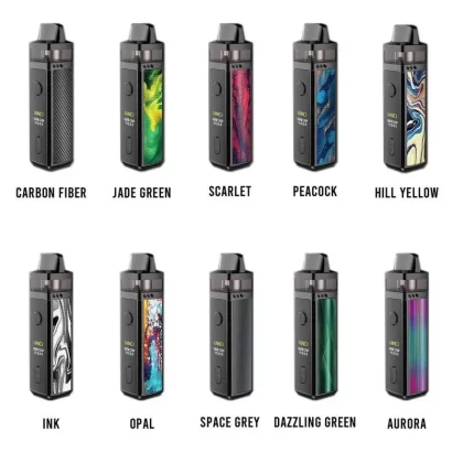 VOOPOO VINCI X 70W POD MOD KIT - Color#carbon fiber>jade green>scarlet>peacock>hill yellow>ink>space grey>dazzling green>aurora