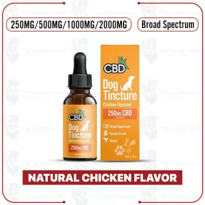 CBDFx CBD Oil for Dogs – Chicken Flavored – 2000MG Extra Strength - 2000mg (Extra Strength)