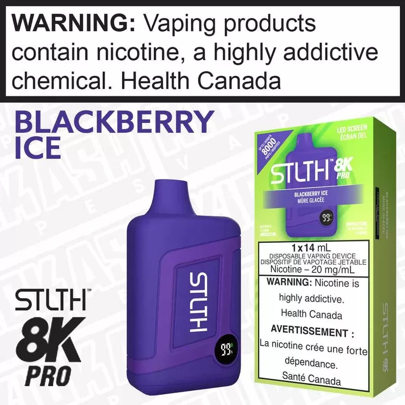 Blackberry Ice STLTH 8K Pro Disposable