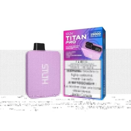 Stlth Titan Pro Disposable Vape – 15K Puffs – Double Berry Twist Ice - Select Option#Outside Ontario>Ontario