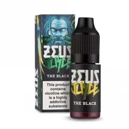 Zeus Juice The Black E Liquid – 50/50 Series (10ml)