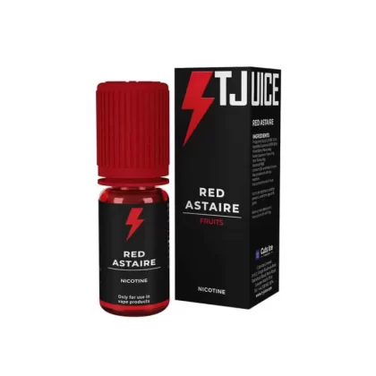 T-JUICE – Red Astaire E Liquid By – 10ml – TPD - T Juice; B. 3mg, C. 6mg; 10X 10ml, 1X 10ml