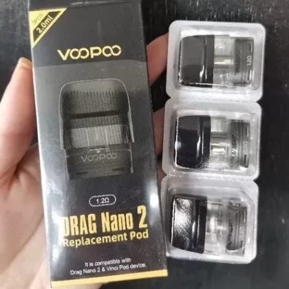 Voopoo Drag Nano 2 Replacement Pod Cartridge 2ml - 1pc / 1.2ohm