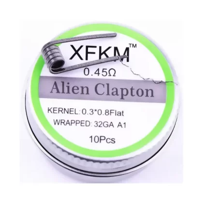XFKM Prebuilt KA1 Flat Alien Clapton (10 Coils)