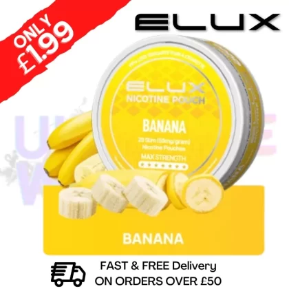 Banana Elux Legend Nicotine Pouches – ONLY £3.99