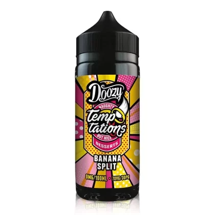 Banana Split By Doozy Temptations 100ml Shortfill - Ejuicewarehouse