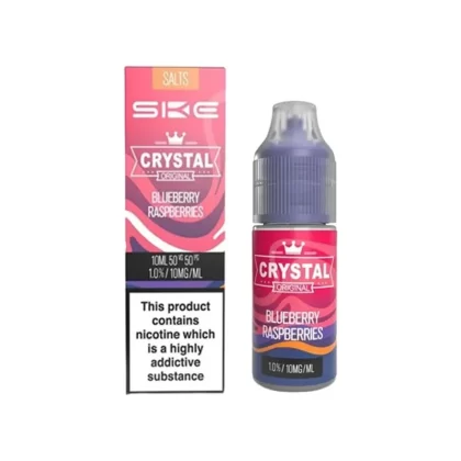SKE Crystal Salts Blueberry Raspberries E Liquid 10ml - Nicotine Strength#20mg>10mg
