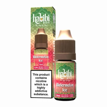 Habibi Watermelon Ice Nic Salt Vape Juice - 10 Pack