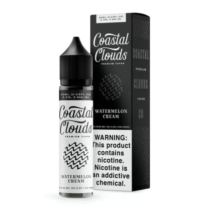 Coastal Clouds Vape Juice | Watermelon Cream - Nicotine#0mg>3mg>6mg (E174A8)