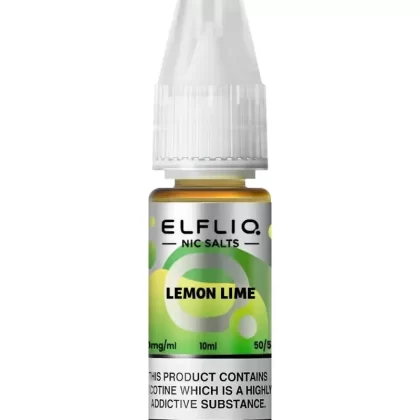 Elf Bar Elfliq Lemon Lime Nic Salt Vape Juice - Strength