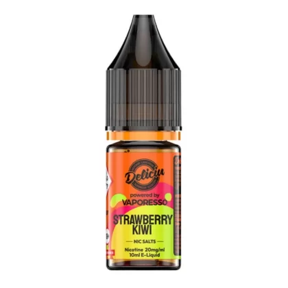 Strawberry Kiwi Nic Salt E-Liquid by Deliciu (10ml) - 10mg