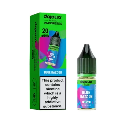 Blue Razz GB Nic Salt E-Liquid by Vaporesso Dojoliq - 10 mg - Medium Strength