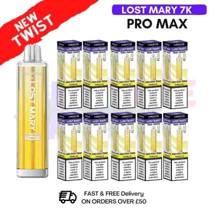 Banana ICE Lost Mary Pro Max 7K Box Of 10