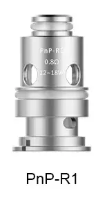 VooPoo PnP Coil – R1 0.8 ohm (Single Coil)