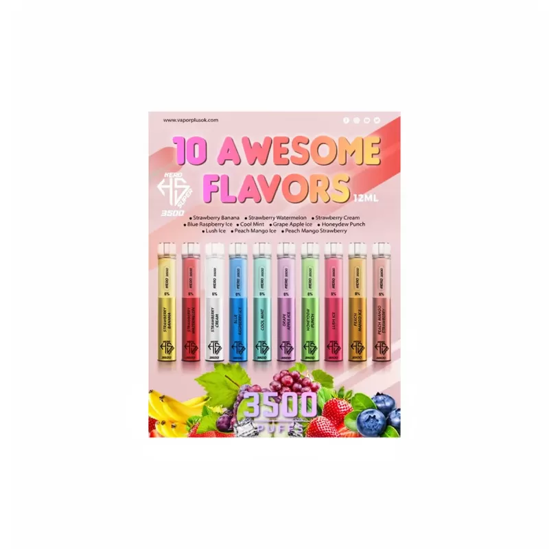 HERO Super 3500 Disposable Vape with 2000mAh - Bangvapeaustralia