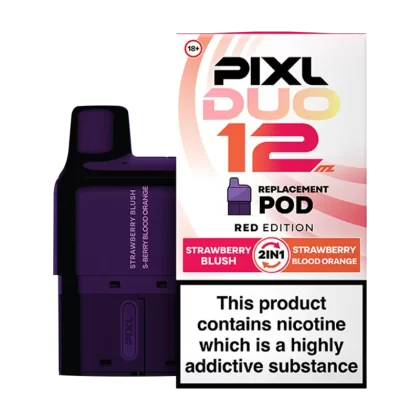 Red Edition Pixl Duo 12 Refill Pack - 20mg - Vape Product (5AD1D5)