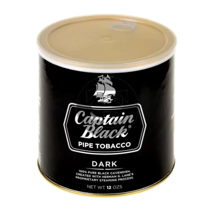 Captain Black Dark Pipe Tobacco 12 oz. Can