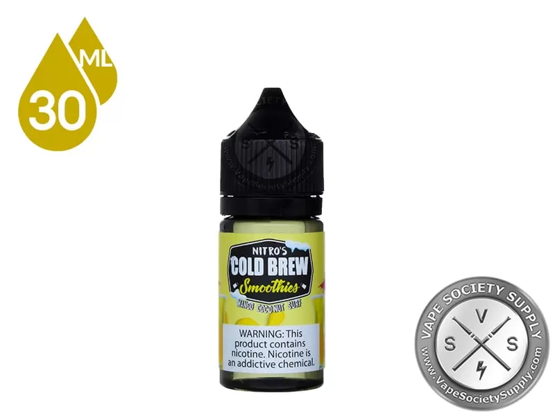 Mango Coconut Surf by Nitro’s Cold Brew Smoothies Salt 30ml - Image 2