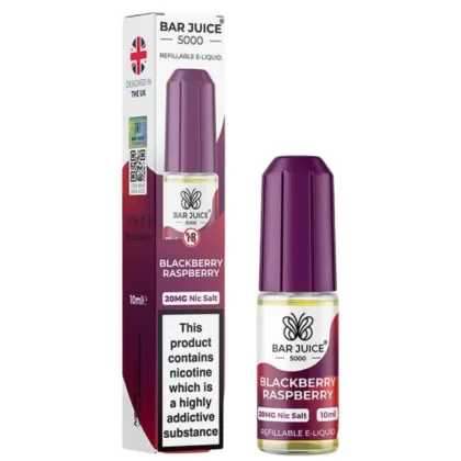 Blackberry Raspberry Nic Salt E-Liquid by Bar Juice 5000 (10ml) - 10mg