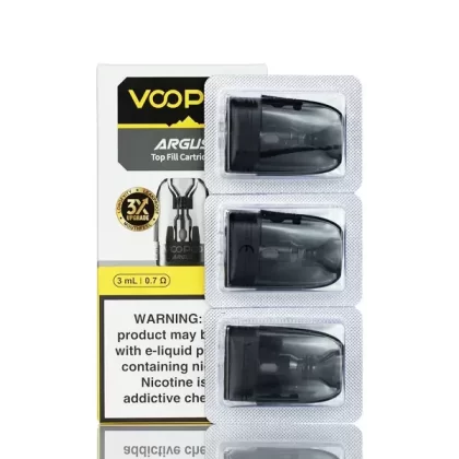 VooPoo Argus V2 Pod Replacement Pods - Pack of 3 - Pack of 3 - 1.2ohm V2 - 3mL