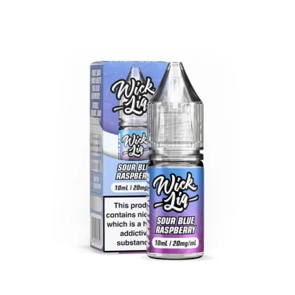 Wick Liq Bar Juice Sour Blue Raspberry 10ml Nic Salts E-Liquid - 5mg