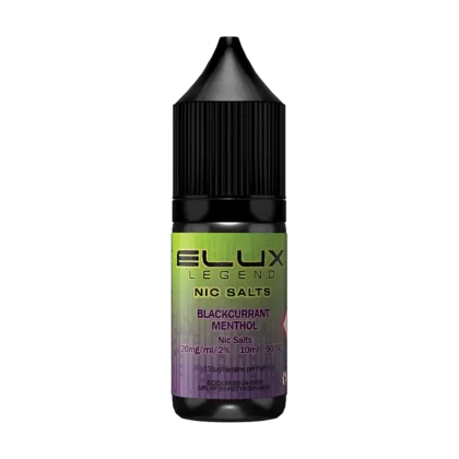 Blackcurrant Menthol Nic Salt by Elux 10ml - Vape Product, Vape Product