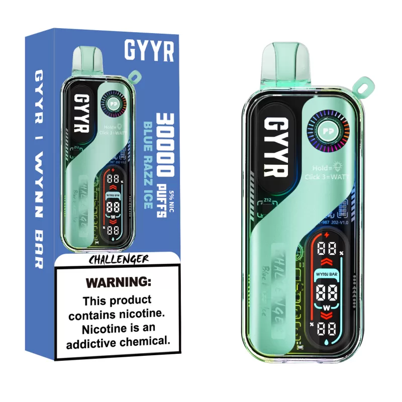 GYYR x Wynn Bar Challenger 30K Puff powered by PYNE POD Disposable Device - 30000 Puffs - Watermelon Ice (Sealed w/o box) - Image 3