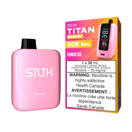 STLTH TITAN MAX - Punch Ice - 20 mg/mL (wholeseller) - Excise ON, 20 mg/mL - ON (4EA822)