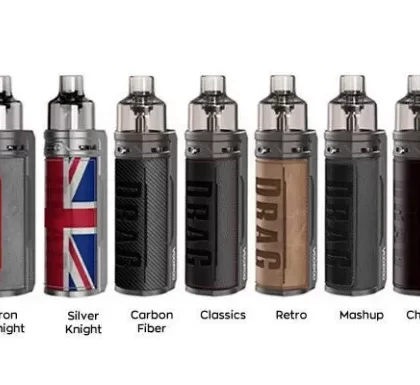 Voopoo Drag S Pod Kit - Colour#Retro>Silver Blue>Bronze Knight>Dark Knight>Silver Red>Iron Knight>Silver White>Galaxy Blue>Silver Dark Grey>Marsala>Mashup>Chestnut