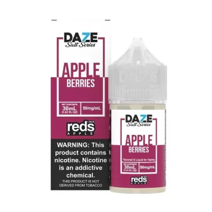 Sale $10.95 – Berries 30ml TF Nic Salt Vape Juice – Red’s Apple
