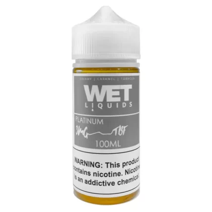 WET LIQUIDS Platinum -100ml - Vape Product, Vape Product
