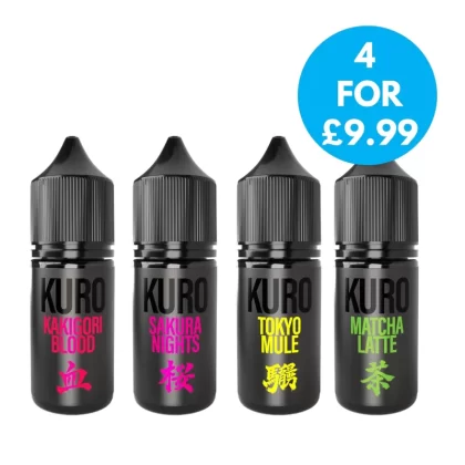 Kuro 20mg (2%) Nic Salt E-liquid 10ml - Vape Co
