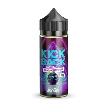 Sorted Blackcurrant By Kick Back E-Liquid 100ml Shortfill