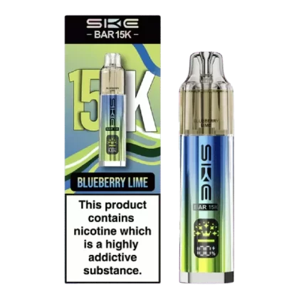 SKE Bar 15K Prefilled Pod Kit Blueberry Lime - Nicotine Strength#20mg