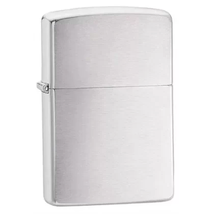 Zippo Lighter – Brushed Chrome