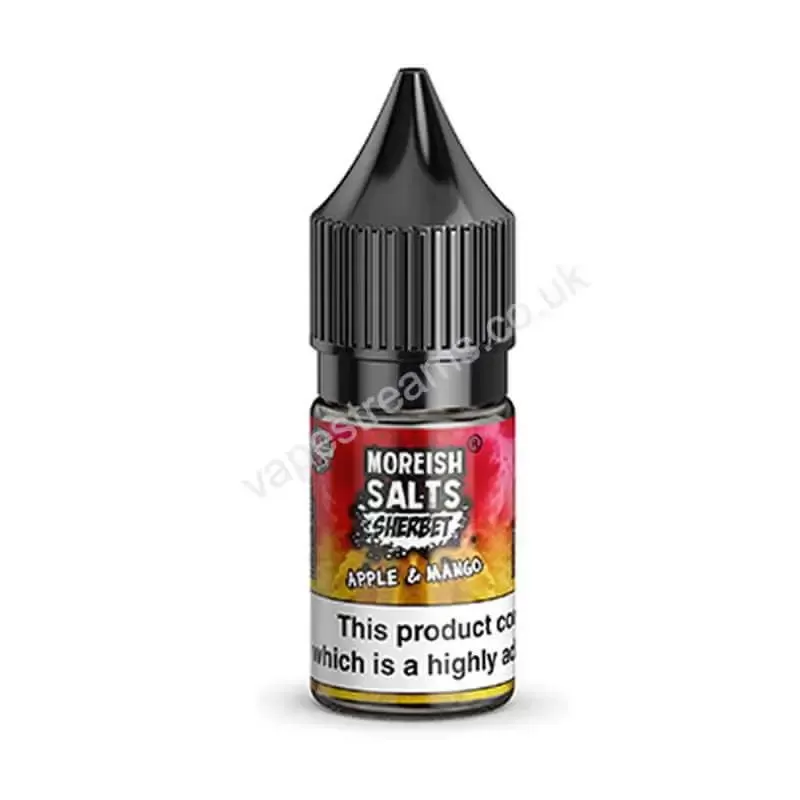 Apple & Mango Sherbet Nicotine Salt e-Liquid by Moreish Salts - Vapestreams Co