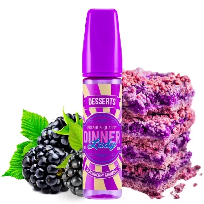 Dinner Lady Desserts – Blackberry Crumble 50ml