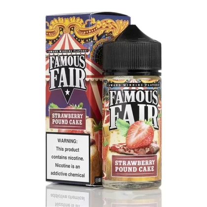 Strawberry Pound Cake – Famous Fair E-Liquid – 100mL