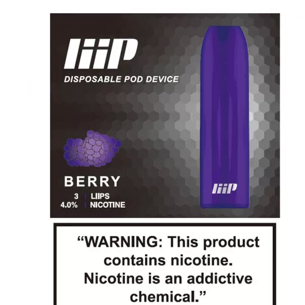 Digiflavor Liip Disposable Pod MTL Vape Kit 3pcs/pack (Berry Flavor) 40mg - Image 3
