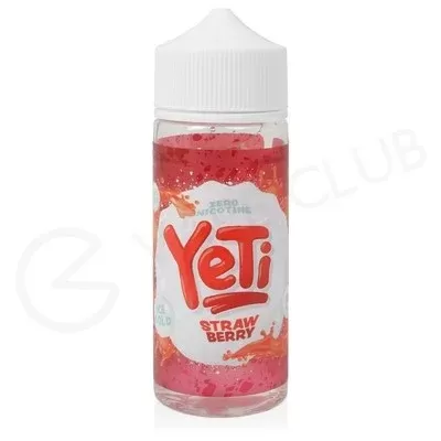 Strawberry Shortfill E-Liquid by Yeti Ice 100ml