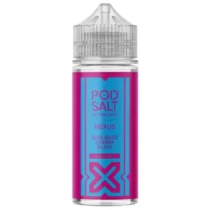 Blue Razz Cherry Blast 100ml Pod Salt Nexus 0mg E Liquid – 70VG/30PG Cloud Chaser
