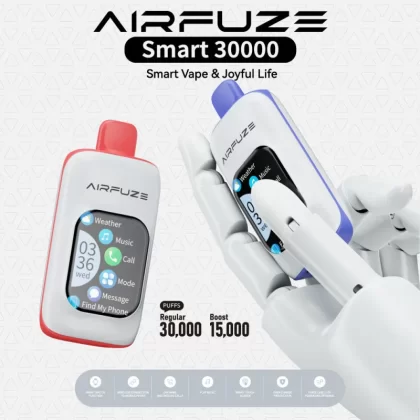 AIRFUZE Smart 30K Disposable Device - 30000 Puffs - Strawmelon Razz Candy